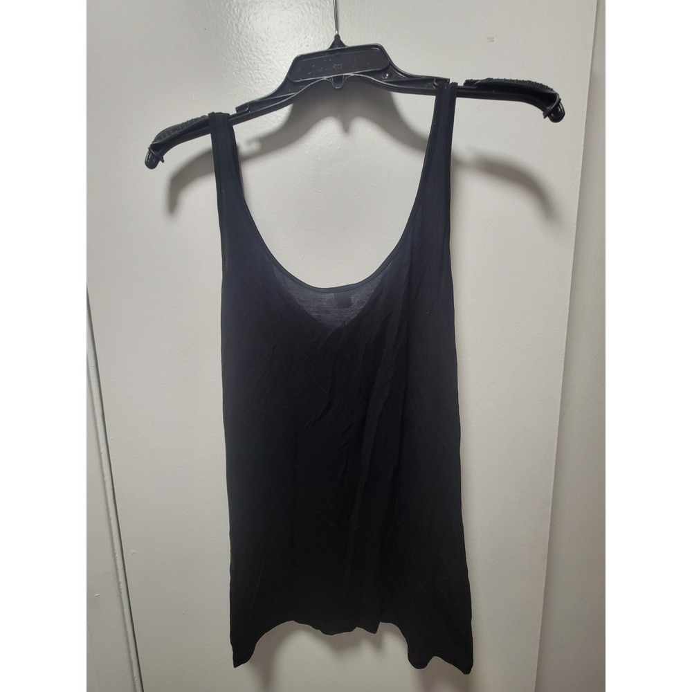 Old Navy Black Tank‎ Top Sleeveless Basic Casual Layering Everyday - Picture 2 of 3